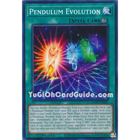 Pendulum Evolution (Common)