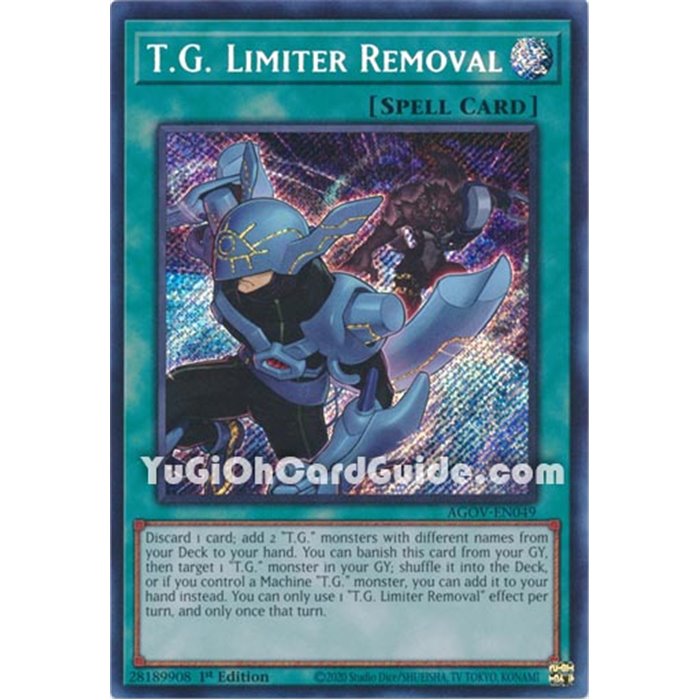 T.G. Limiter Removal (Secret Rare)