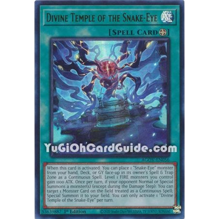 Divine Temple of the Snake-Eye (Quarter Century Secret Rare)
