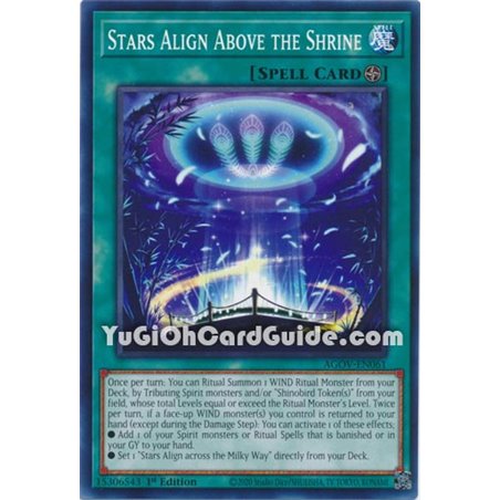 Stars Align Above the Shrine (Common)