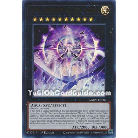 Tistina, the Divinity that Defies Darkness (Quarter Century Secret Rare)