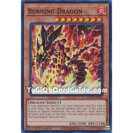 Burning Dragon (Super Rare)