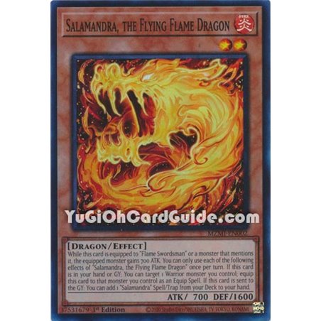 Salamandra, the Flying Flame Dragon (Super Rare)