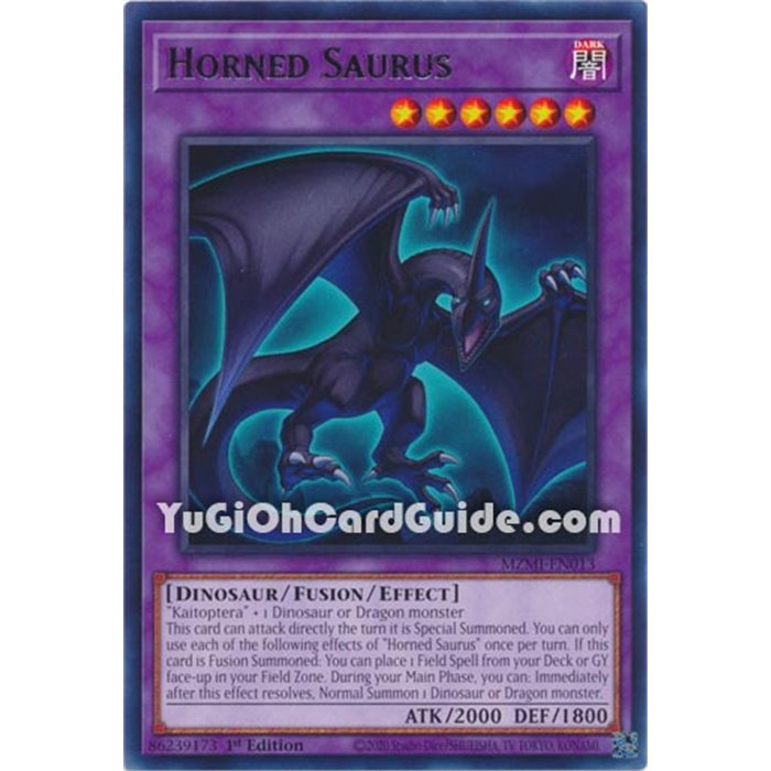 Horned Saurus (Rare)