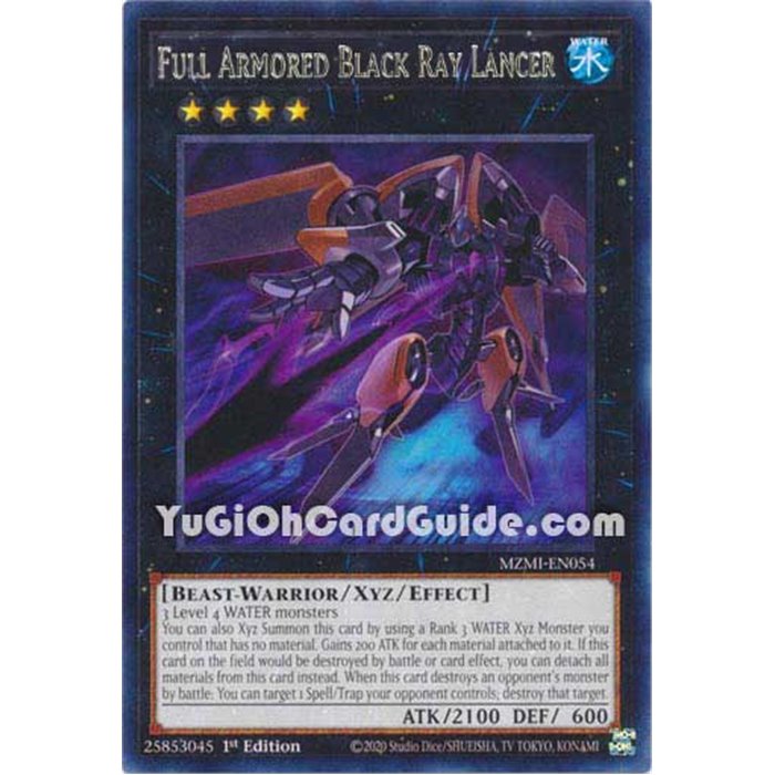 Full Armored Black Ray Lancer (Rare)