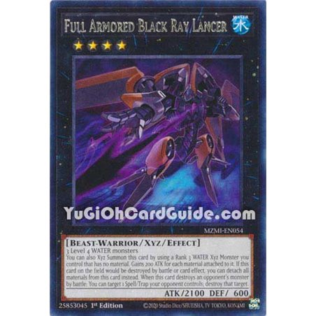 Full Armored Black Ray Lancer (Rare)