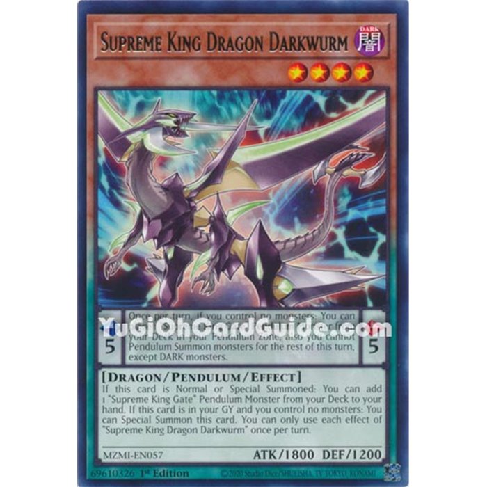 Supreme King Dragon Darkwurm (Rare)