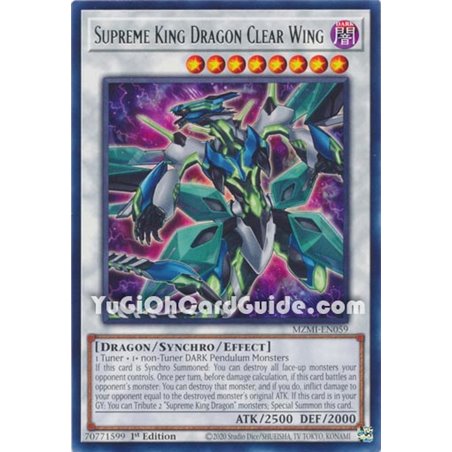 Supreme King Dragon Clear Wing (Rare)