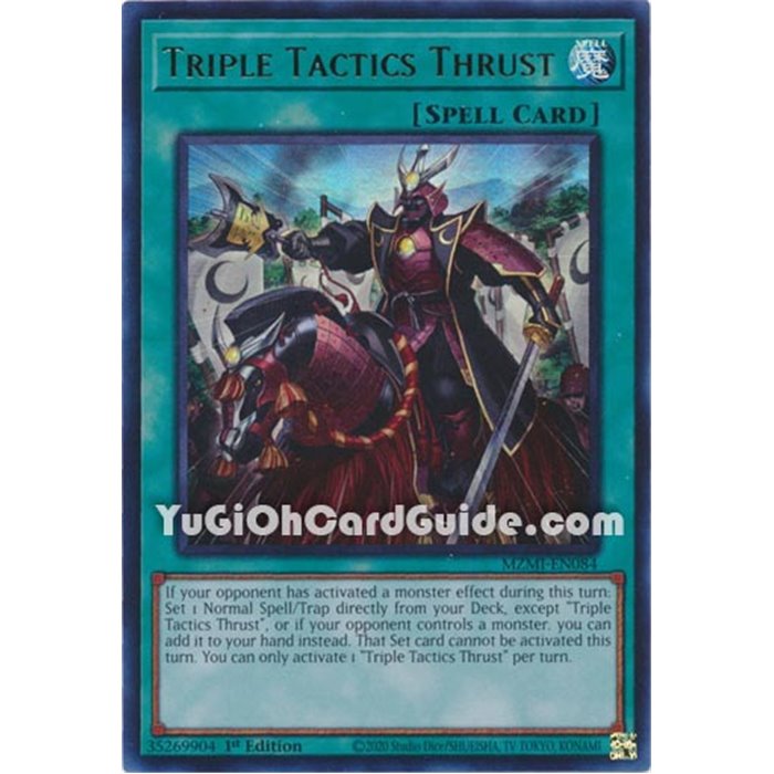 Triple Tactics Thrust (Rare)