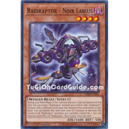 Raidraptor - Noir Lanius (Common)