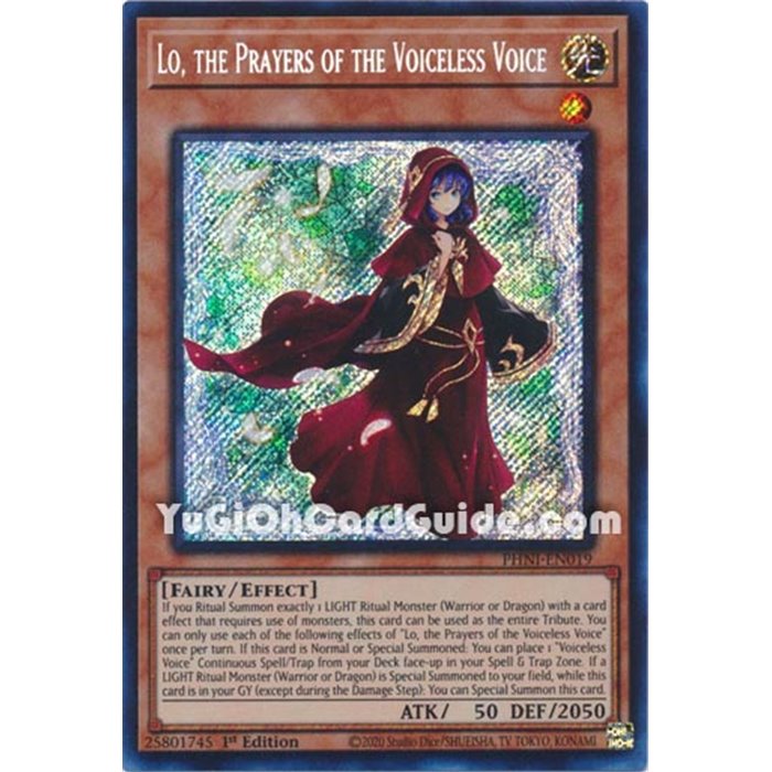 Lo, the Prayers of the Voiceless Voice (Secret Rare)