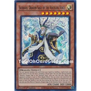 Sauravis, Dragon Sage of the Voiceless Voice (Super Rare)