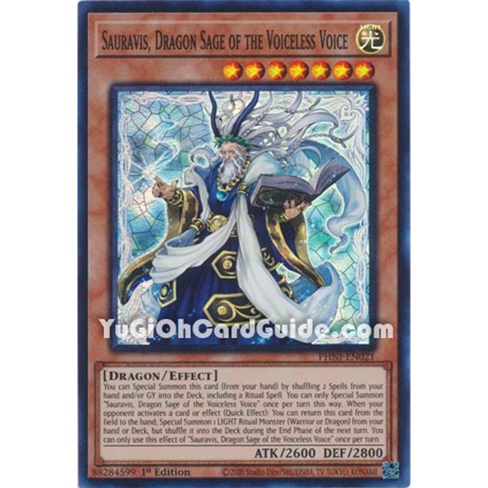 Sauravis, Dragon Sage of the Voiceless Voice (Super Rare)