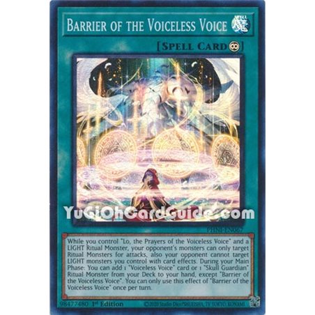 Barrier of the Voiceless Voice (Super Rare)