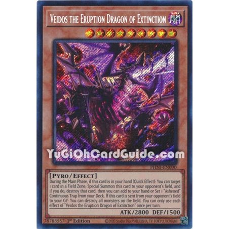 Veidos the Eruption Dragon of Extinction (Secret Rare)