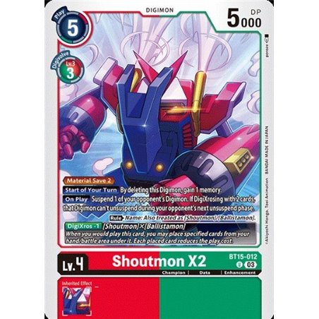 Shoutmon X2 (Uncommon)