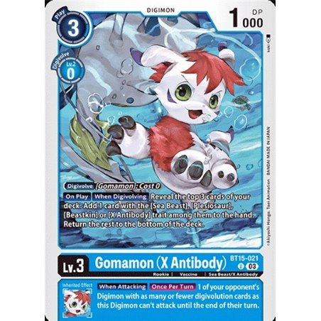 Gomamon (X Antibody) (Uncommon)