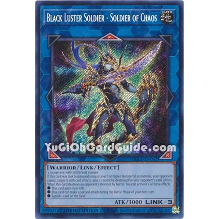 Black Luster Soldier - Soldier of Chaos (Secret Rare)