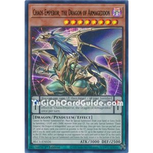 Chaos Emperor, the Dragon of Armageddon (Ultra Rare)