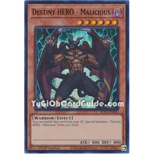 Destiny HERO - Malicious (Ultra Rare)