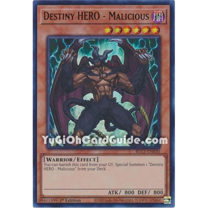 Destiny HERO - Malicious (Ultra Rare)