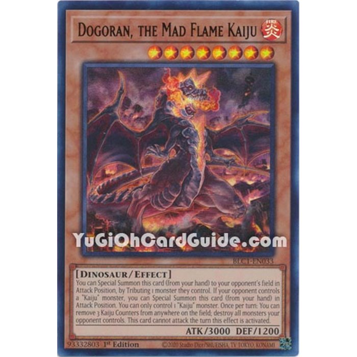 Dogoran, the Mad Flame Kaiju (Ultra Rare)