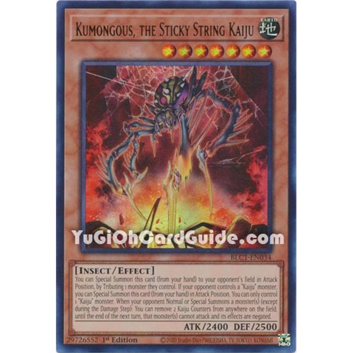 Kumongous, the Sticky String Kaiju (Ultra Rare)