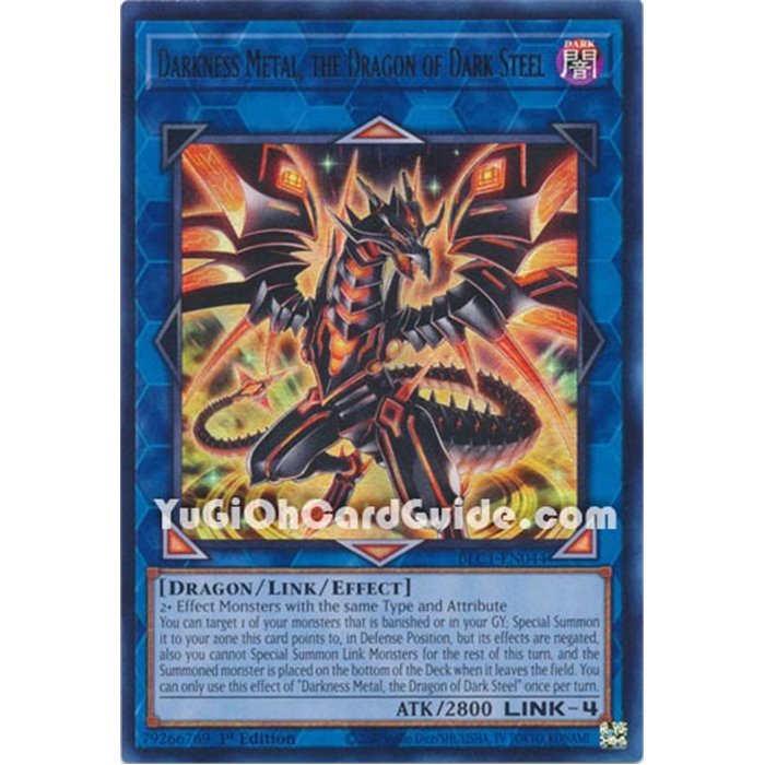 Darkness Metal, the Dragon of Dark Steel (Ultra Rare)