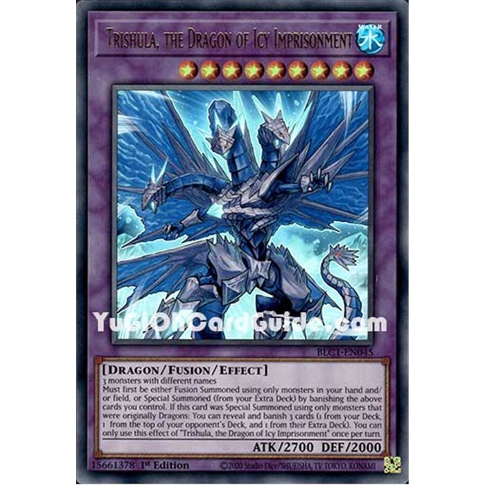 Trishula, the Dragon of Icy Imprisonment (Ultra Rare)