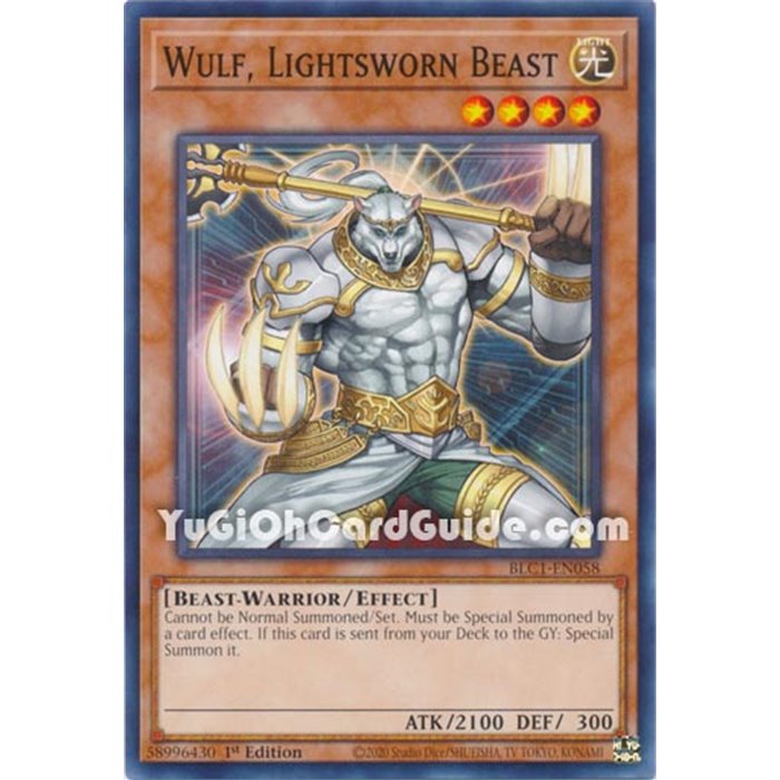 Wulf, Lightsworn Beast (Common)