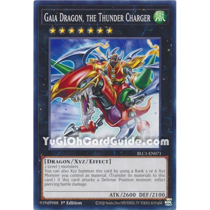 Gaia Dragon, the Thunder Charger (Common)