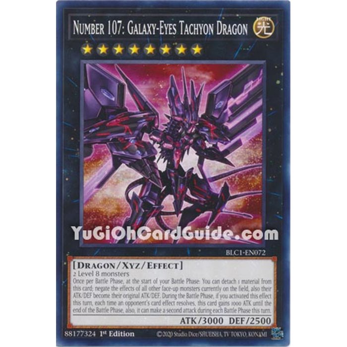 Number 107: Galaxy-Eyes Tachyon Dragon (Common)