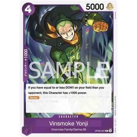 Vinsmoke Yonji (Rare)