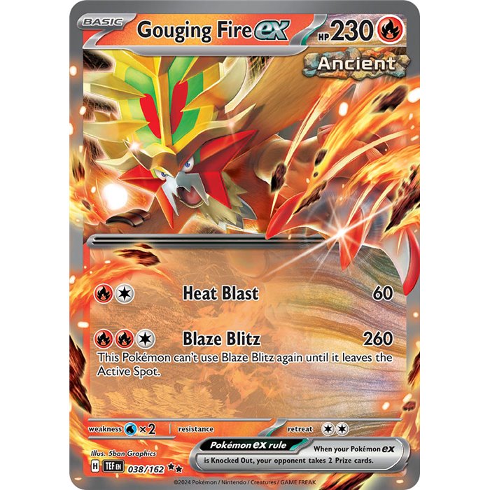 Gouging Fire ex (Double Rare)