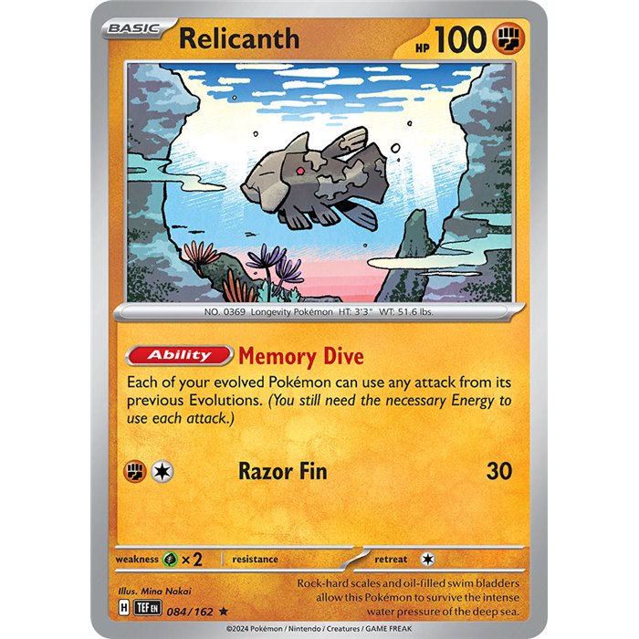 Relicanth (Rare/Holofoil)