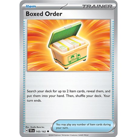 Boxed Order (Uncommon)