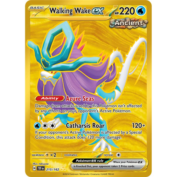 Walking Wake ex (Hyper Rare)