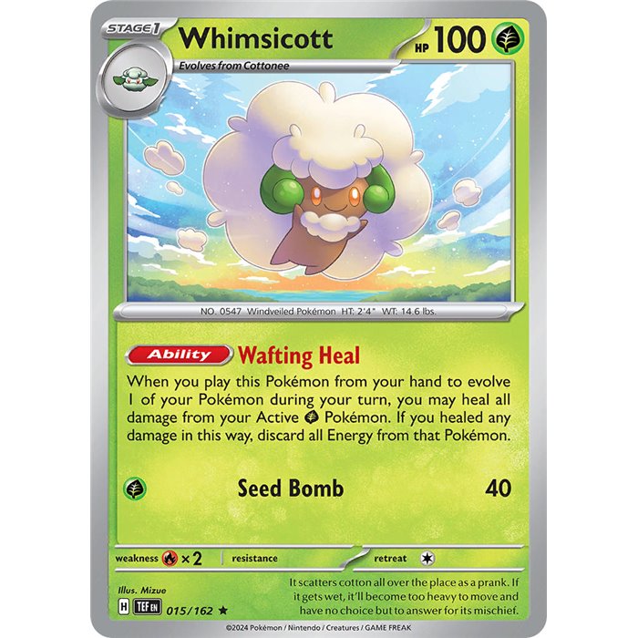 Whimsicott (Rare/Reverse Holofoil)