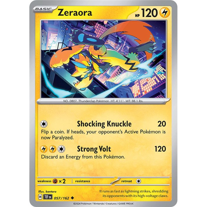 Zeraora (Uncommon/Reverse Holofoil)