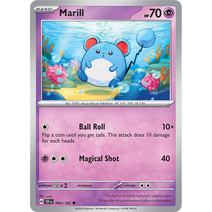 Marill (Common/Reverse Holofoil)