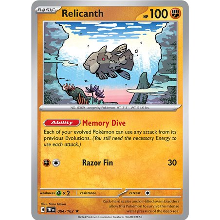 Relicanth (Rare/Reverse Holofoil)