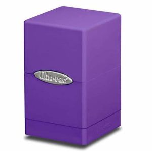 Ultra-Pro Satin Tower Deck Box Color Púrpura