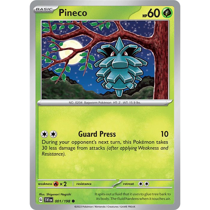 Pineco (Reverse/Holo)