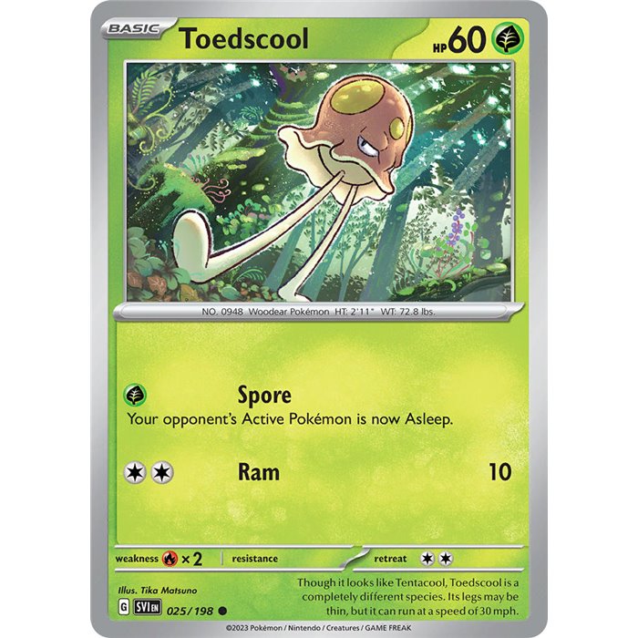 Toedscool (Reverse/Holo)