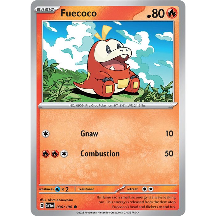 Fuecoco (Reverse/Holo)