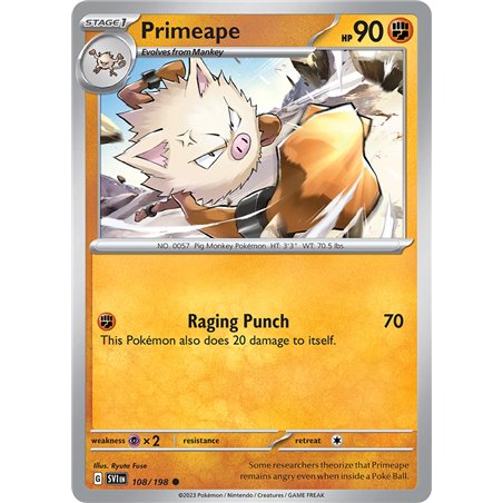 Primeape (Reverse/Holo)