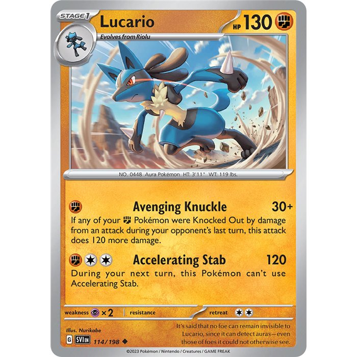 Lucario (Reverse/Holo)