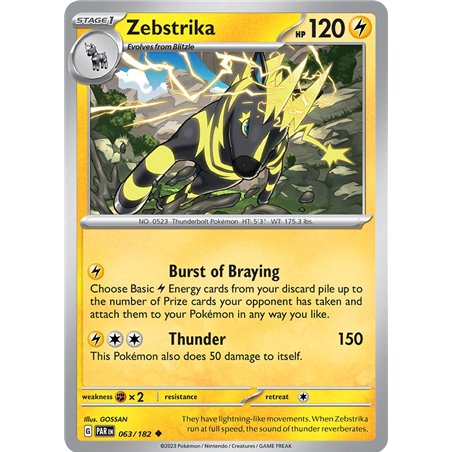 Zebstrika (Reverse/Holo)