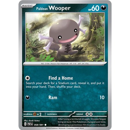 Wooper de Paldea