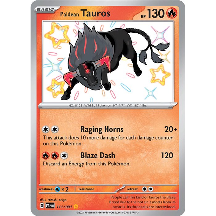 Tauros de Paldea (Shiny)